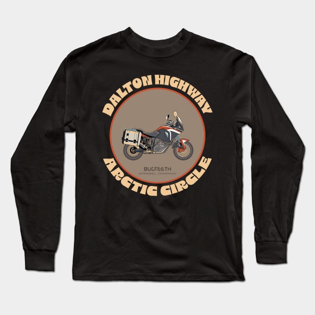 The Dalton Highway Arctic Circle Long Sleeve T-Shirt by Bugteeth